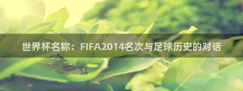 2026世预赛全部赛程：世界杯名称：FIFA2014名次与足球历史的对话
